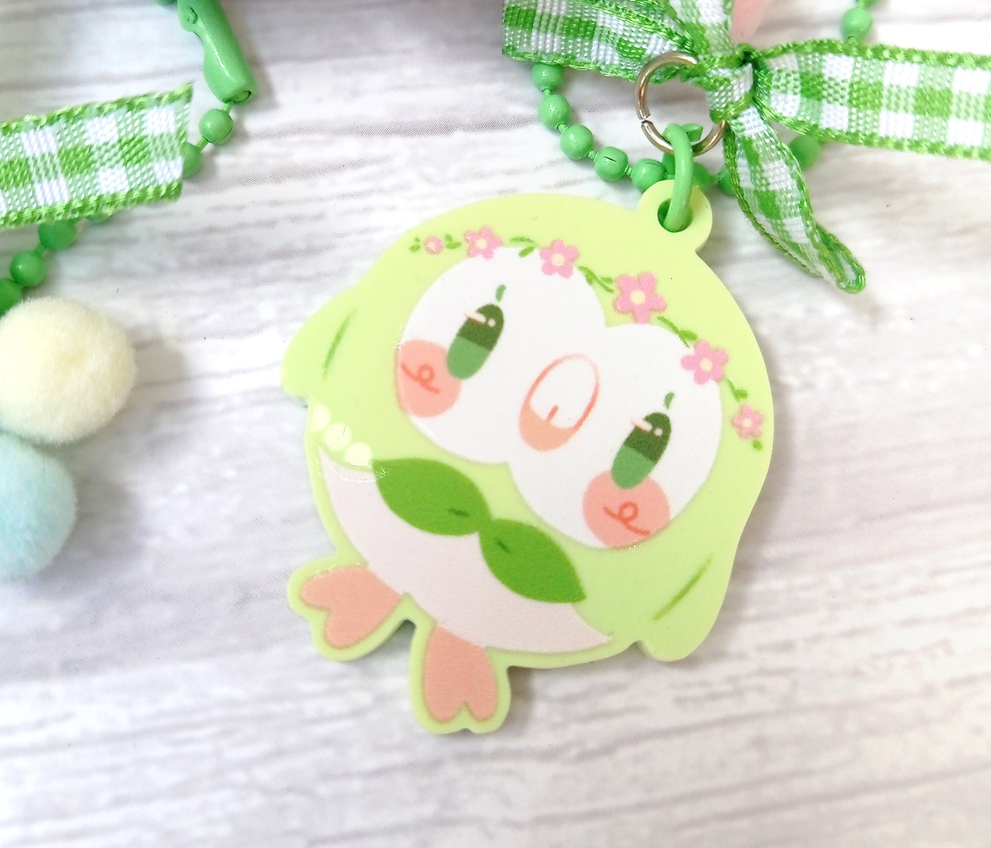 Pokéflory green edition • acrylic charms