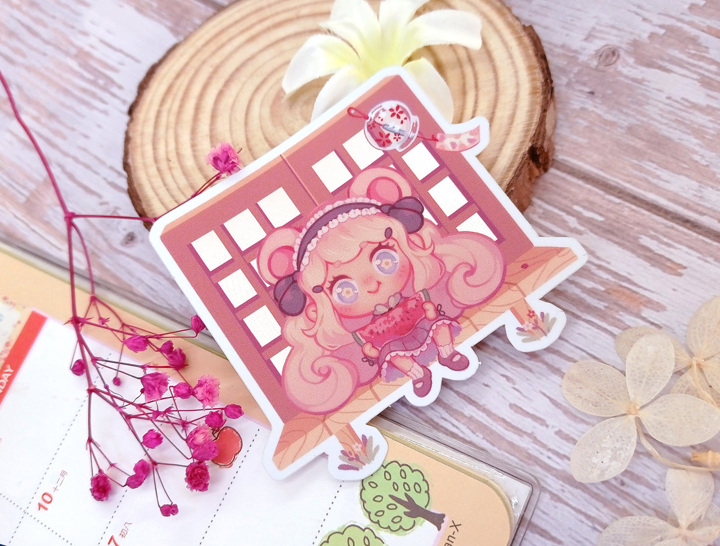 ✿ Nanamochi's lovely flower friends club band ✿ • loyalty card