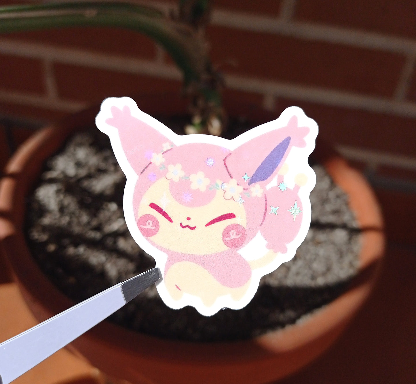 Pokéflory pink edition • holo stickers