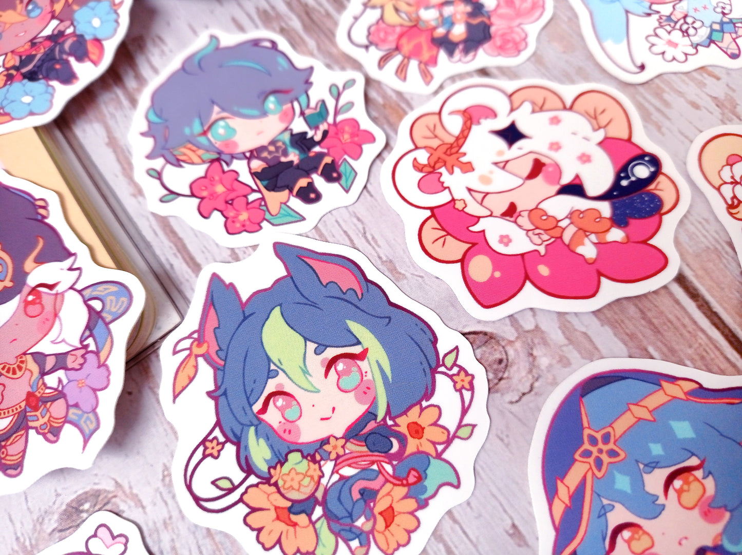 Genshin Impact Sumeru ~floral zest~ • vinyl stickers