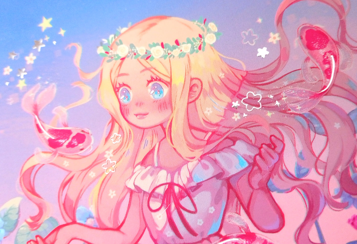 Early lights • foil art print