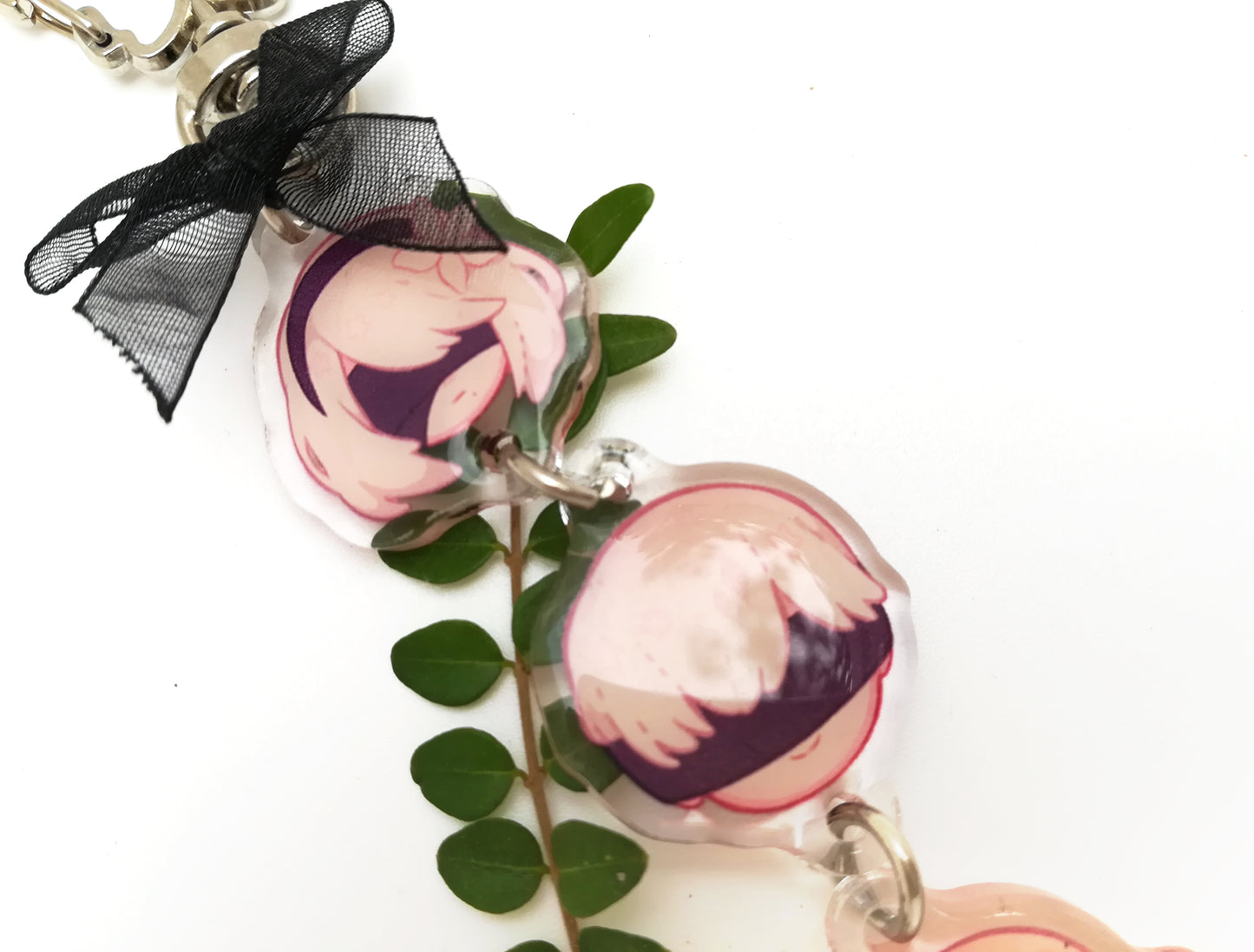 NieR:Automata heads • acrylic charm