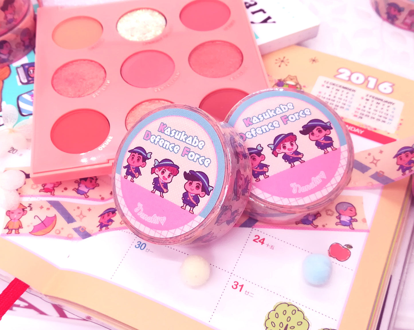 Kasukabe Defence Force • foil washi tape