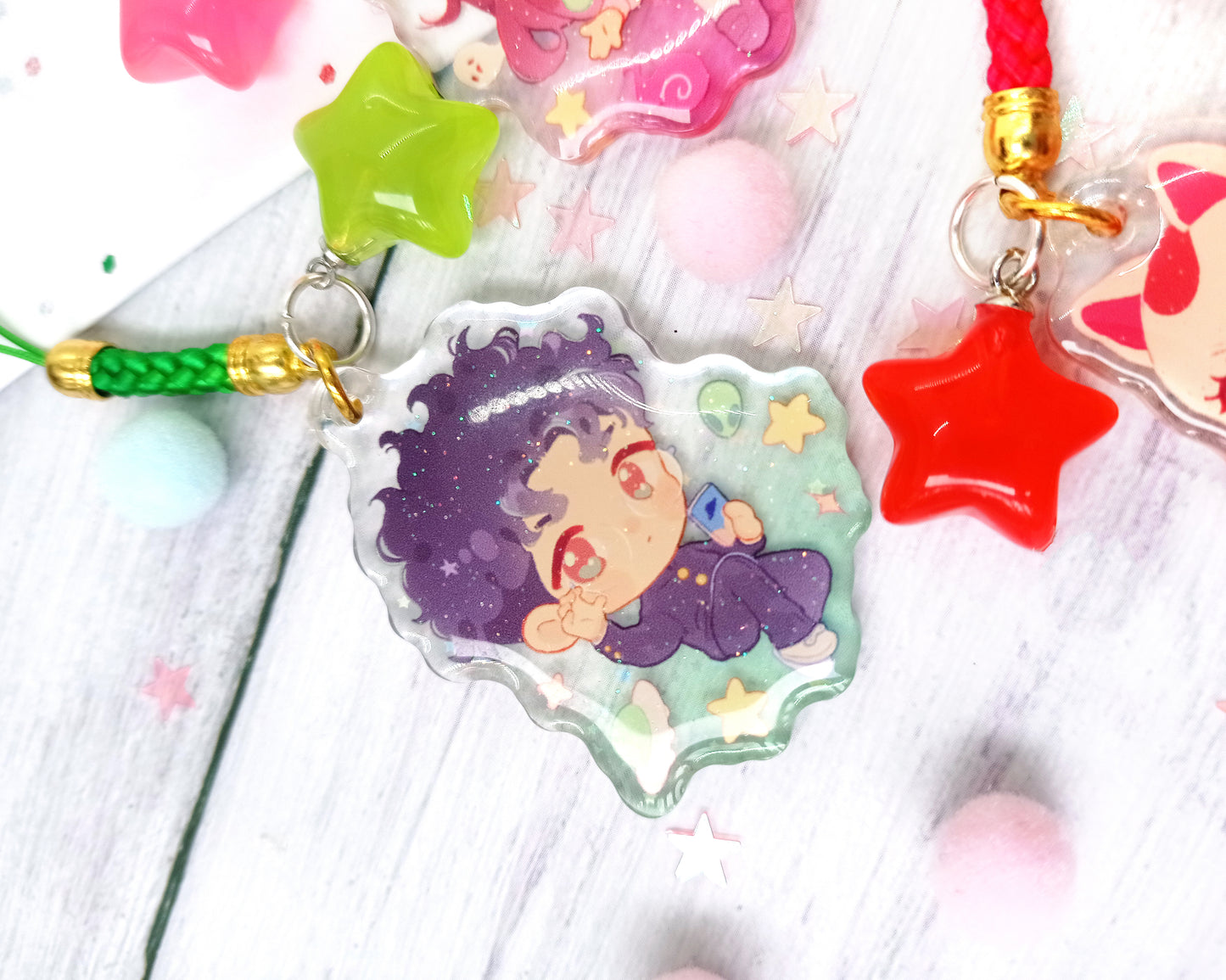 DanDaDan • acrylic charms
