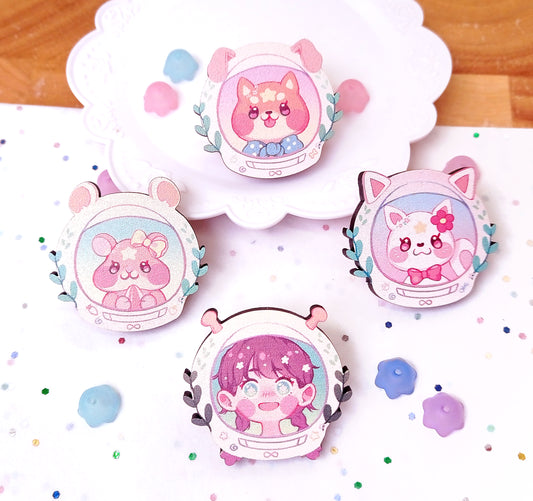 Cosmobuddies • wooden pins