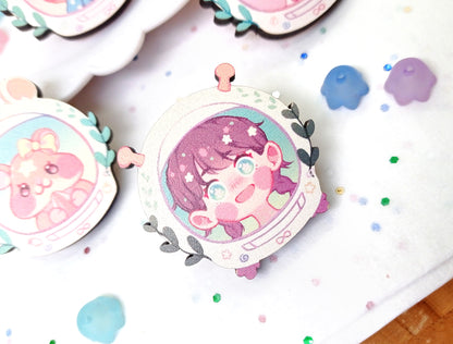 Cosmobuddies • wooden pins