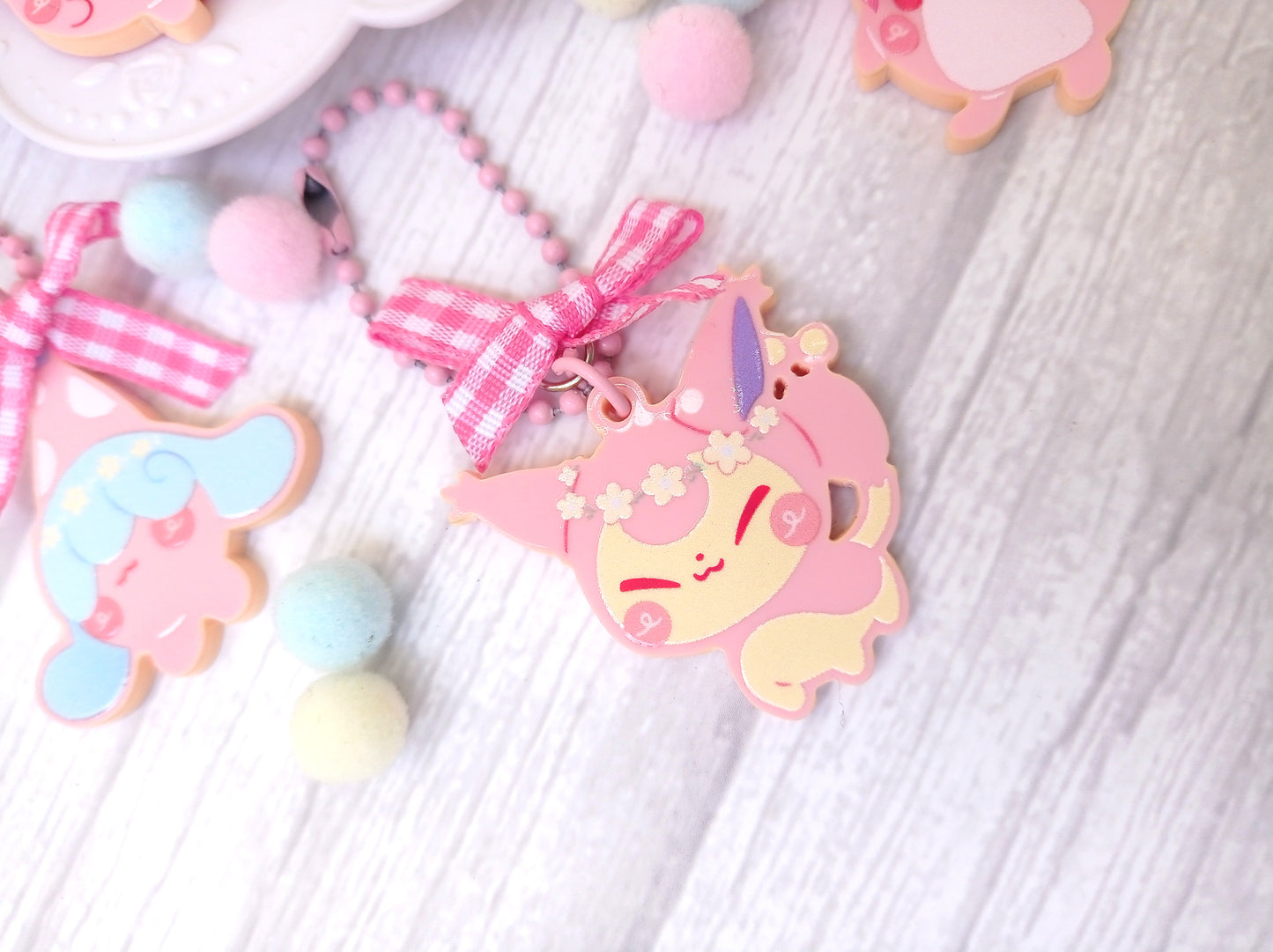Pokéflory pink edition vol.2 • acrylic charms