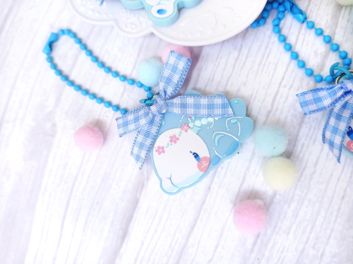 Pokéflory blue edition • acrylic charms