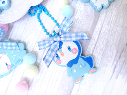 Pokéflory blue edition • acrylic charms