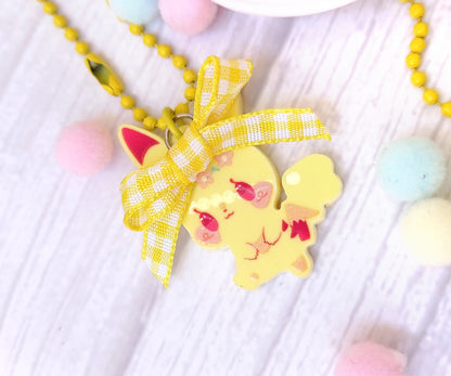 Pokéflory yellow edition • acrylic charms