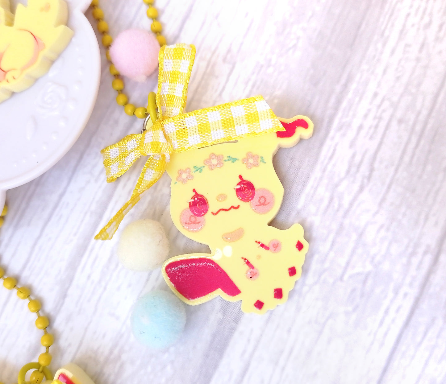 Pokéflory yellow edition • acrylic charms