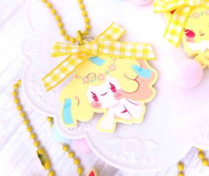 Pokéflory yellow edition • acrylic charms