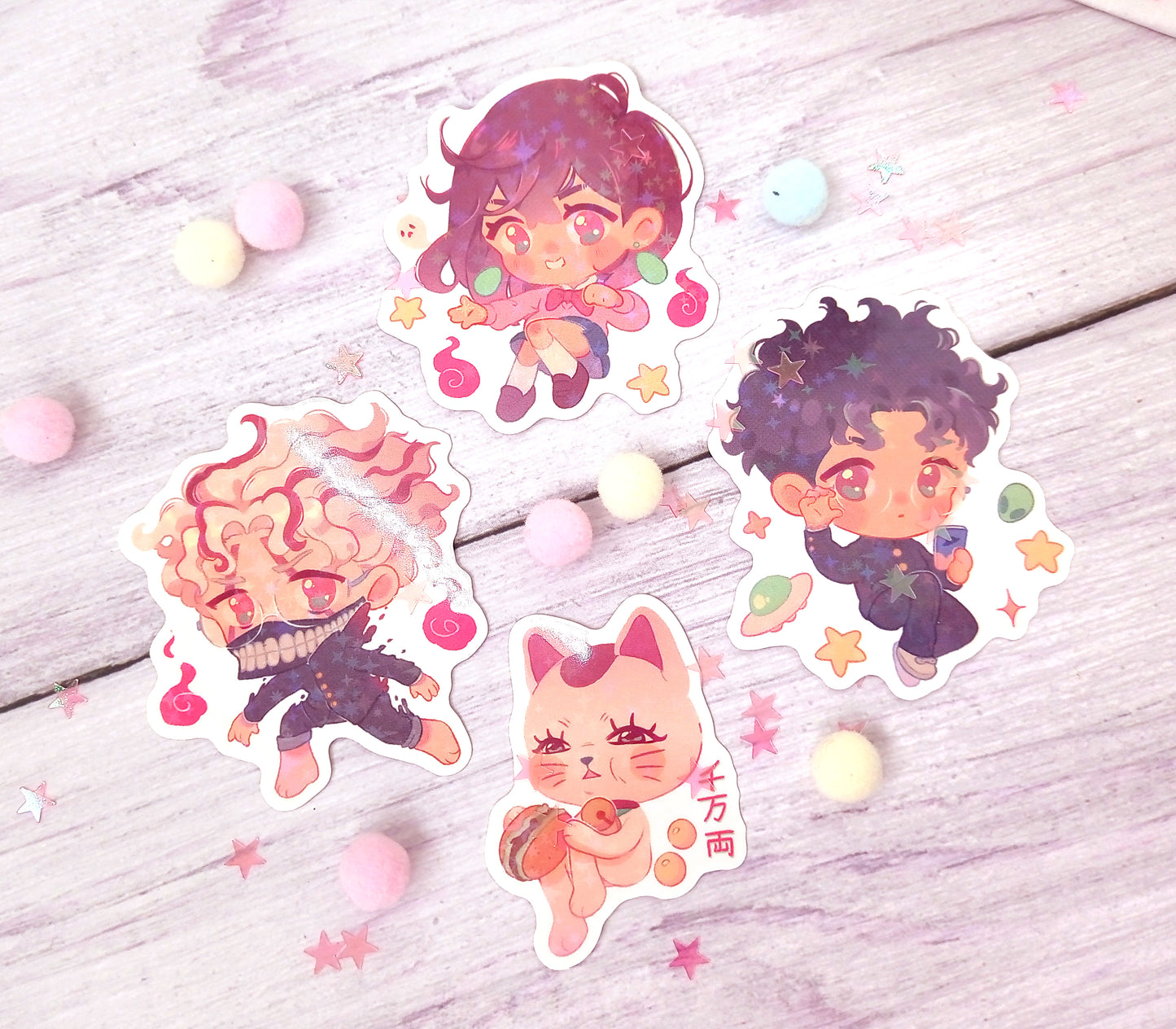 DanDaDan • holo stickers