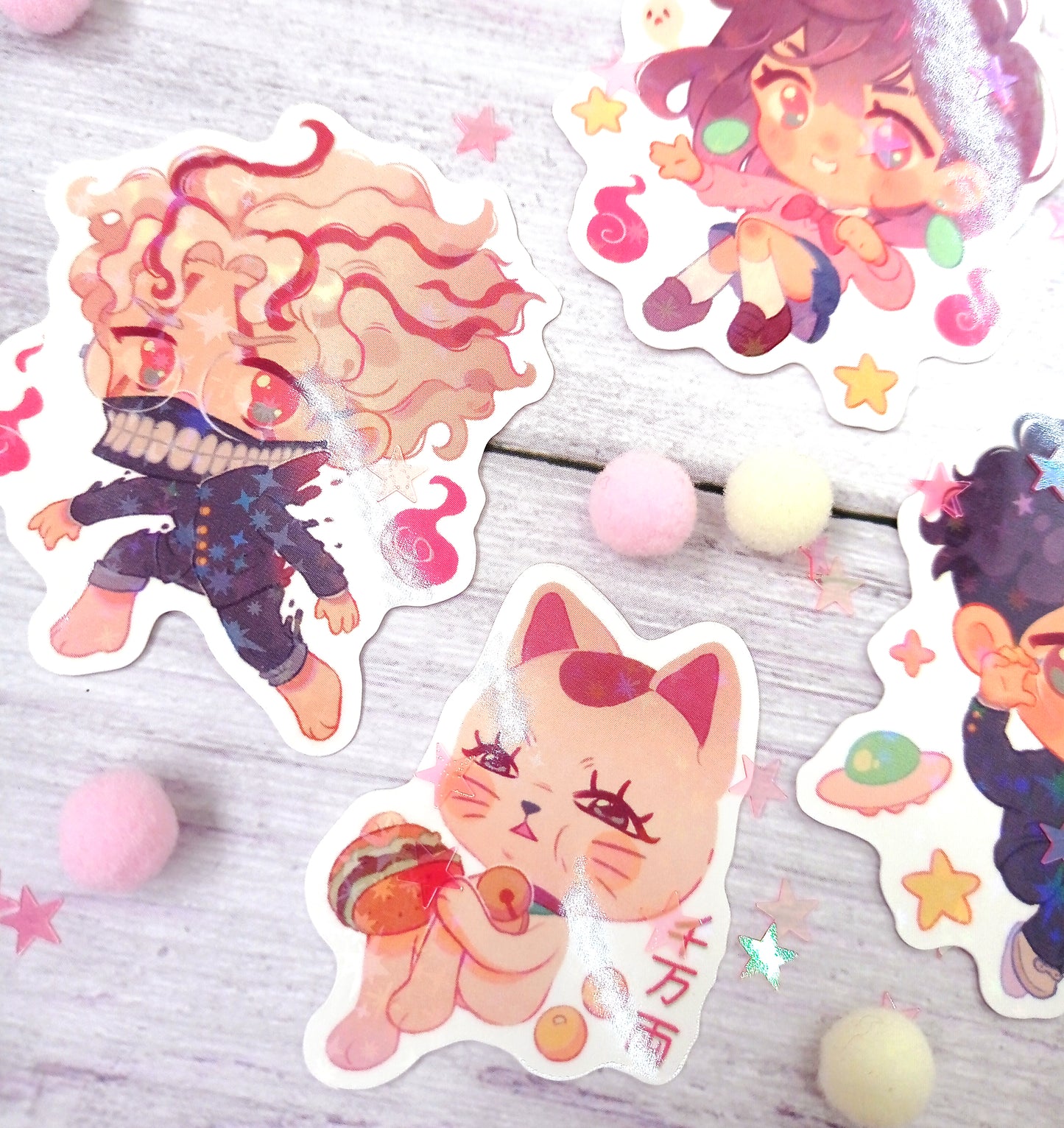 DanDaDan • holo stickers