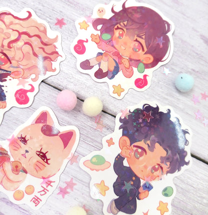DanDaDan • holo stickers