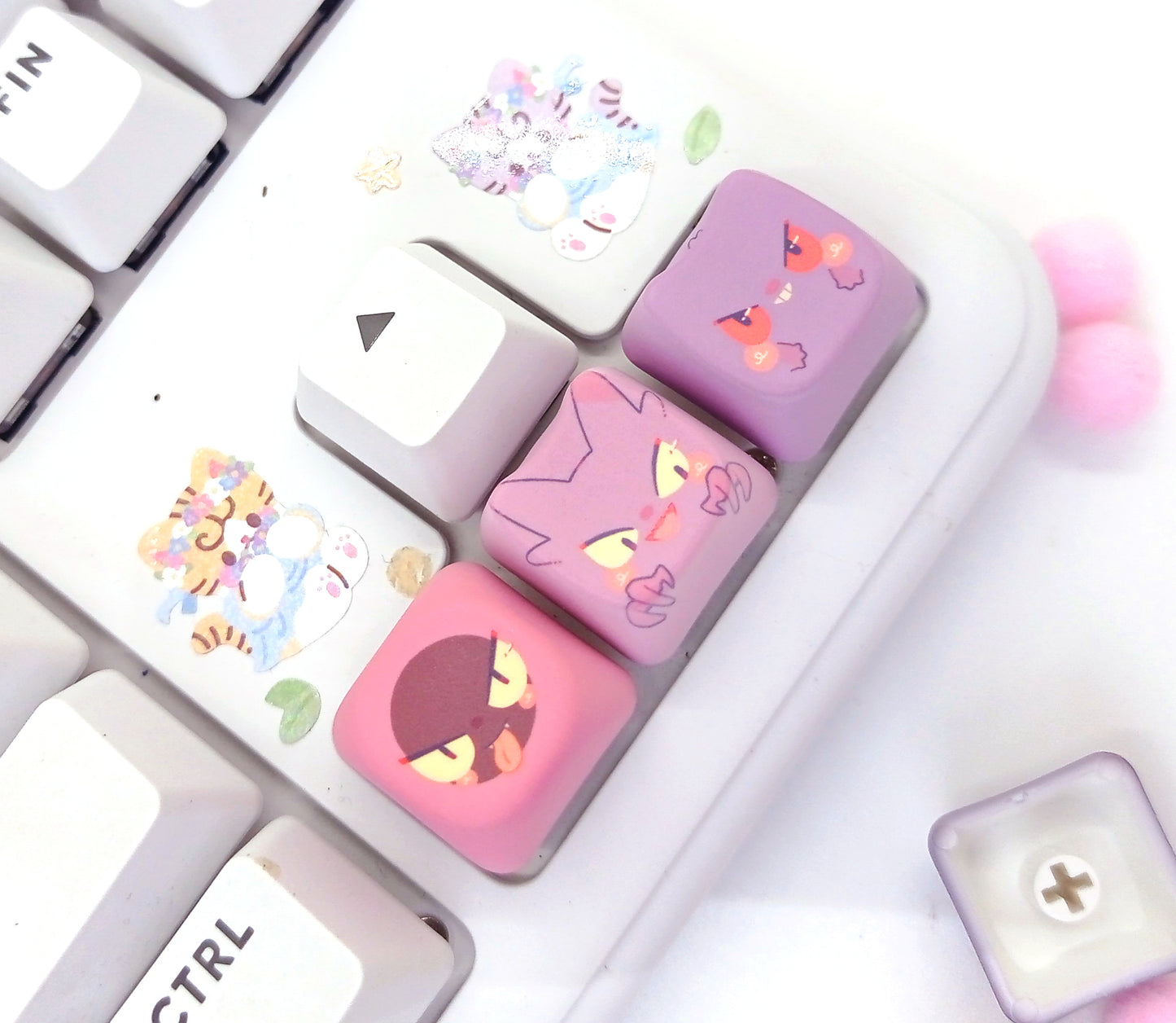 Preorder!! Gengartachi • keycap fidget keychain
