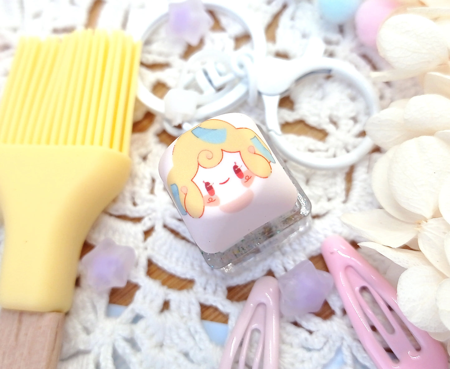 Preorder!! Jirachi • keycap fidget keychain