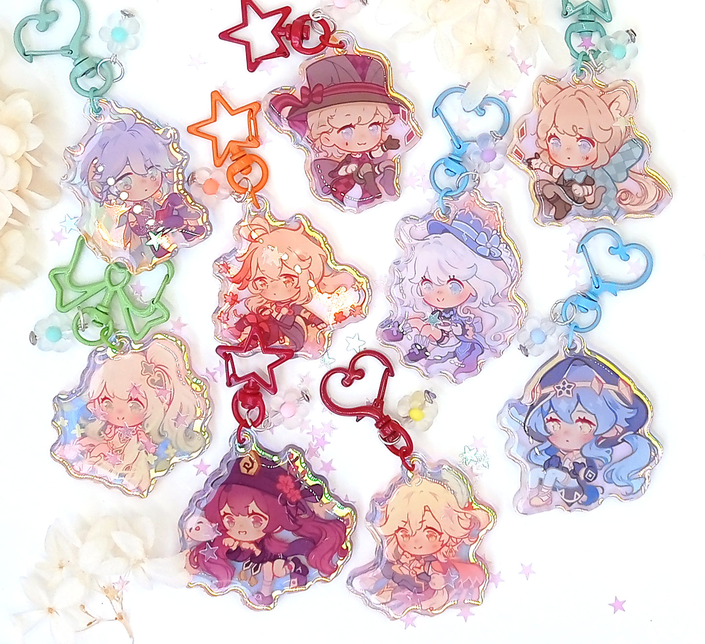 Genshin Impact trinkets • keychains