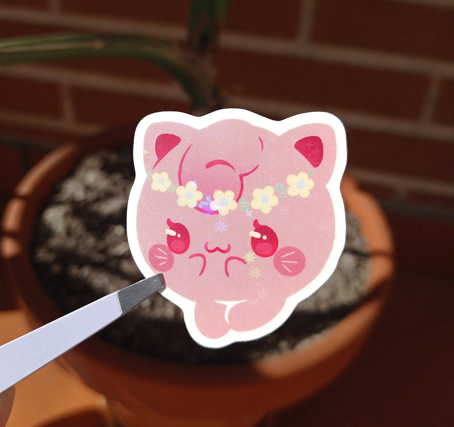 Pokéflory pink edition • holo stickers