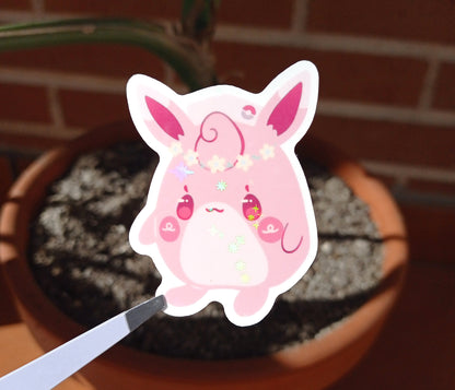 Pokéflory pink edition • holo stickers