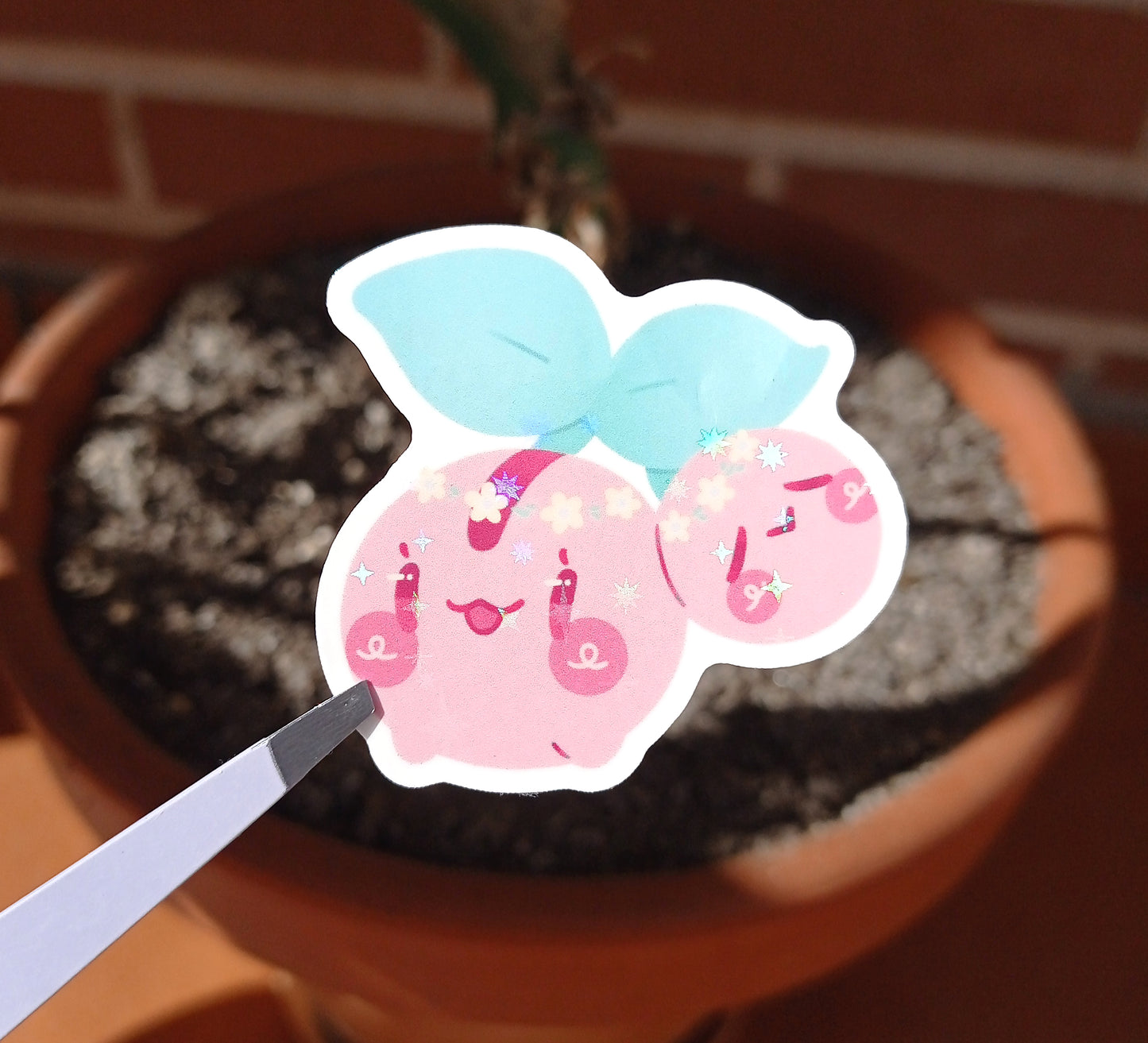 Pokéflory pink edition • holo stickers