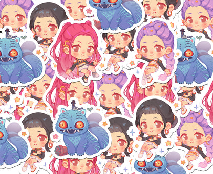 KPop Demon Hunters • holo stickers