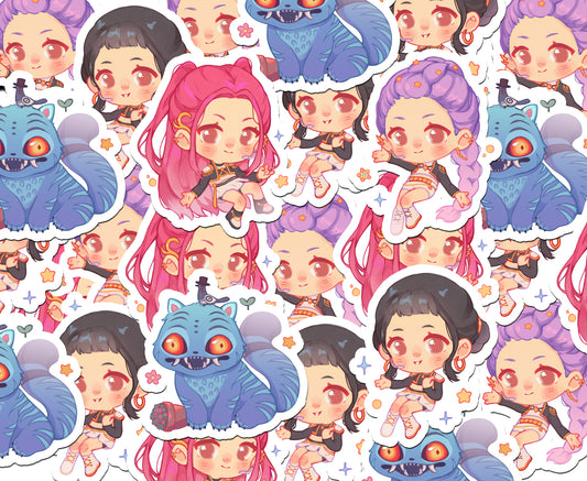 KPop Demon Hunters • holo stickers