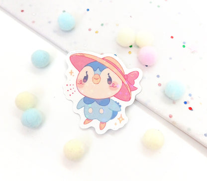 Summertime Piplup • holographic sticker