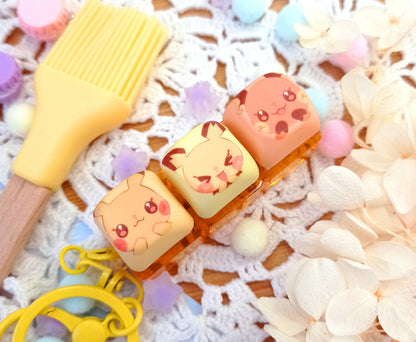 Preorder!! Pikachutachi • keycap fidget keychain