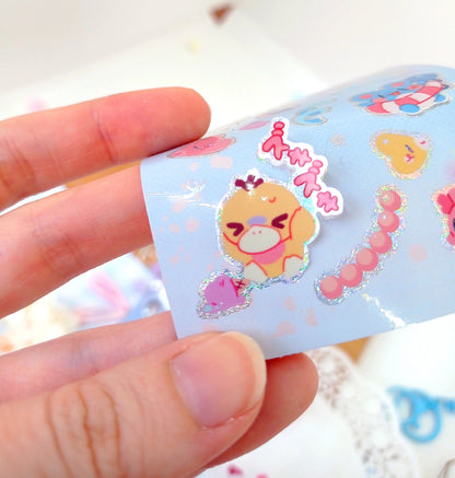 Preorder!! A day at the beach • water type sticker sheet