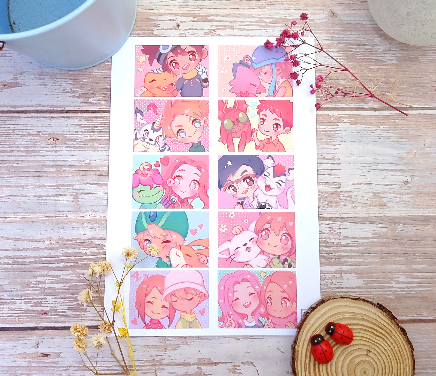 Digimon chosen children • art print