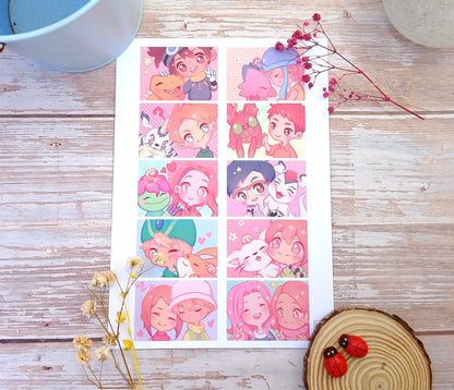 Digimon chosen children • art print