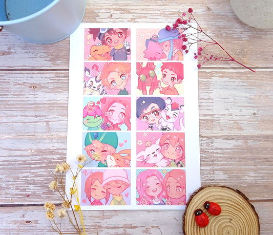 Digimon chosen children • art print
