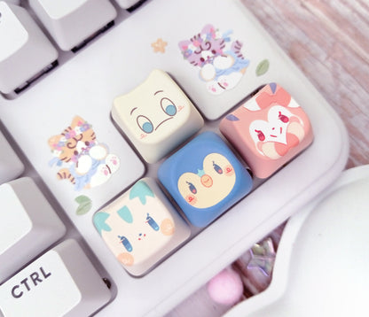 Sylveon • keycap fidget keychain