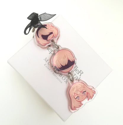 NieR:Automata heads • acrylic charm