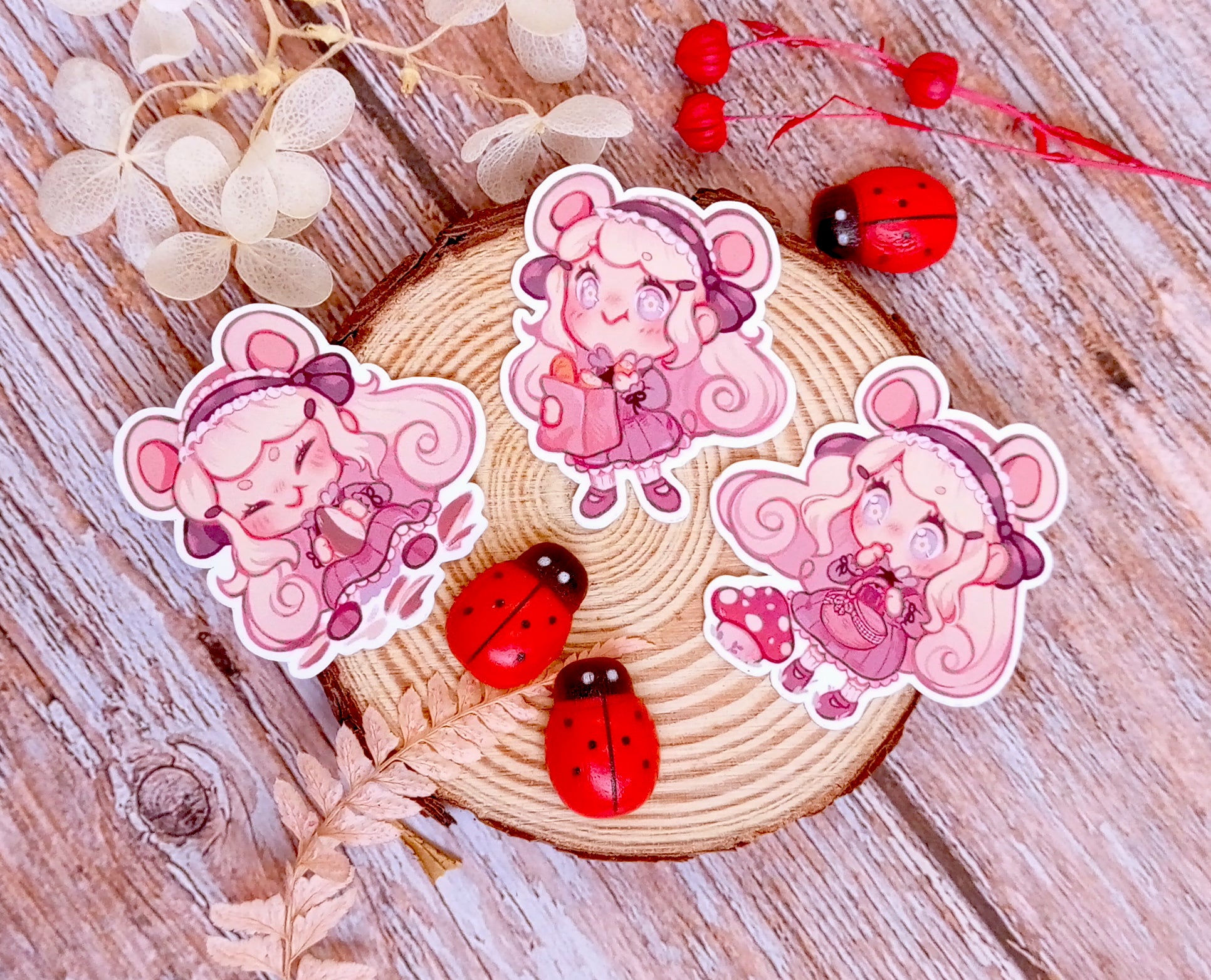 Almendra's Adventures in Wonderland • stickers – Nanahii • Atelier